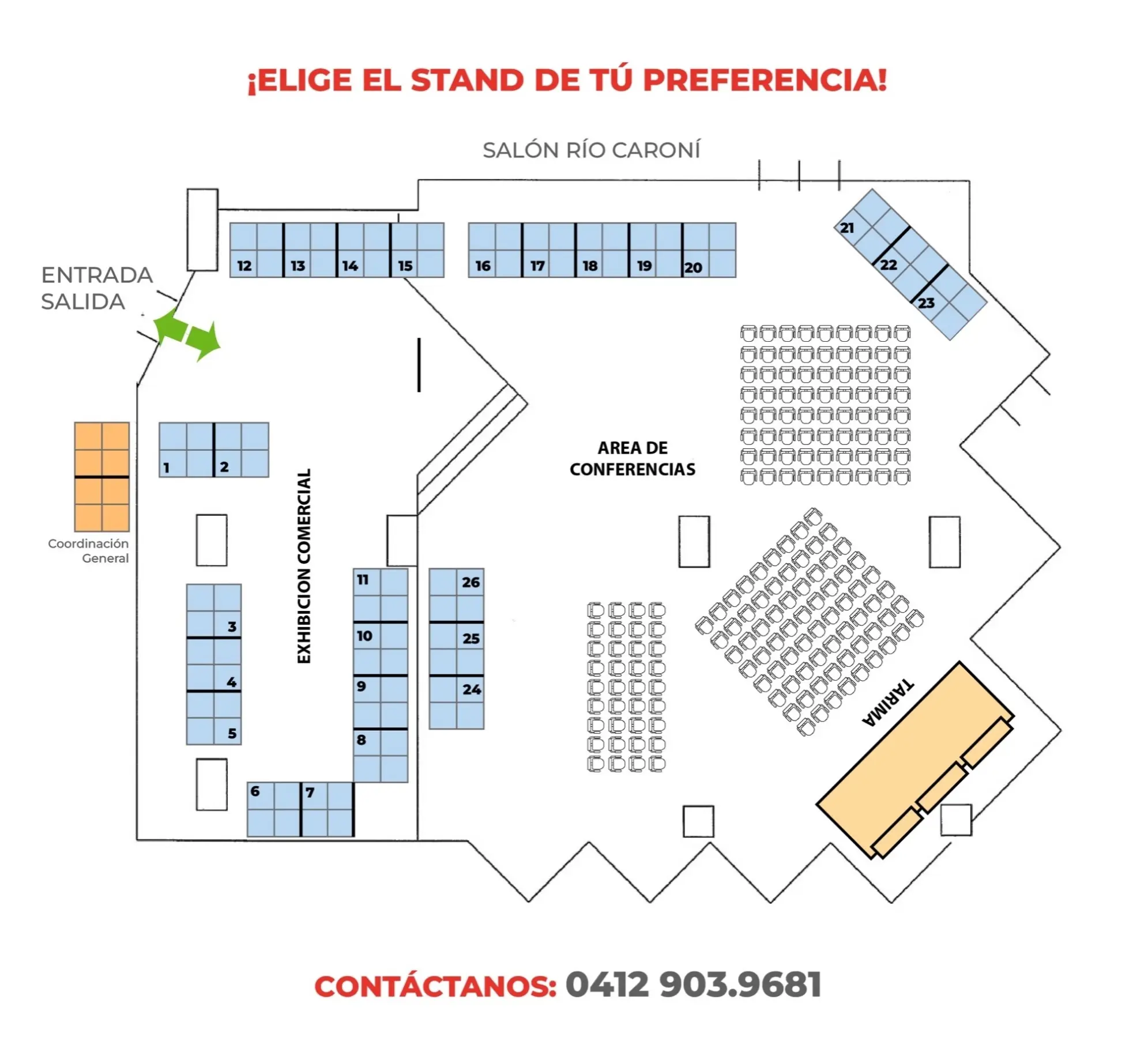 salón rio Caroní evento de seguridad aves online